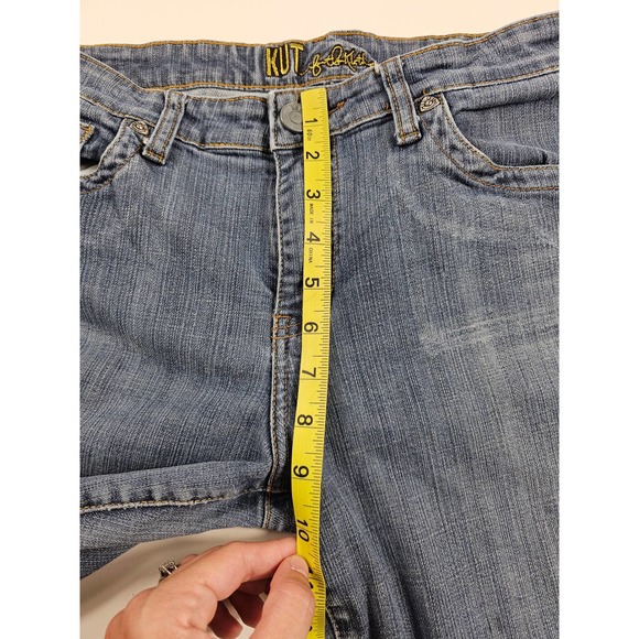 Kut from the kloth size 10 flip pockets thick stitch boot cut mid rise - Picture 6 of 6